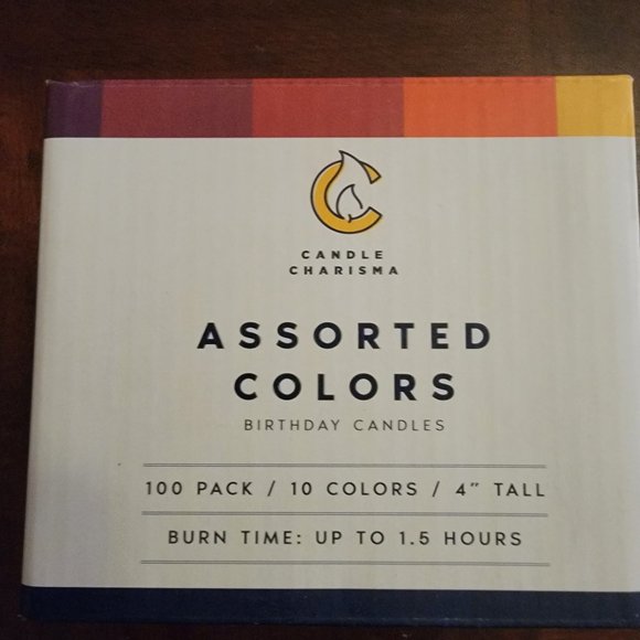 Other - Birthday Candles- Assorted Colors
